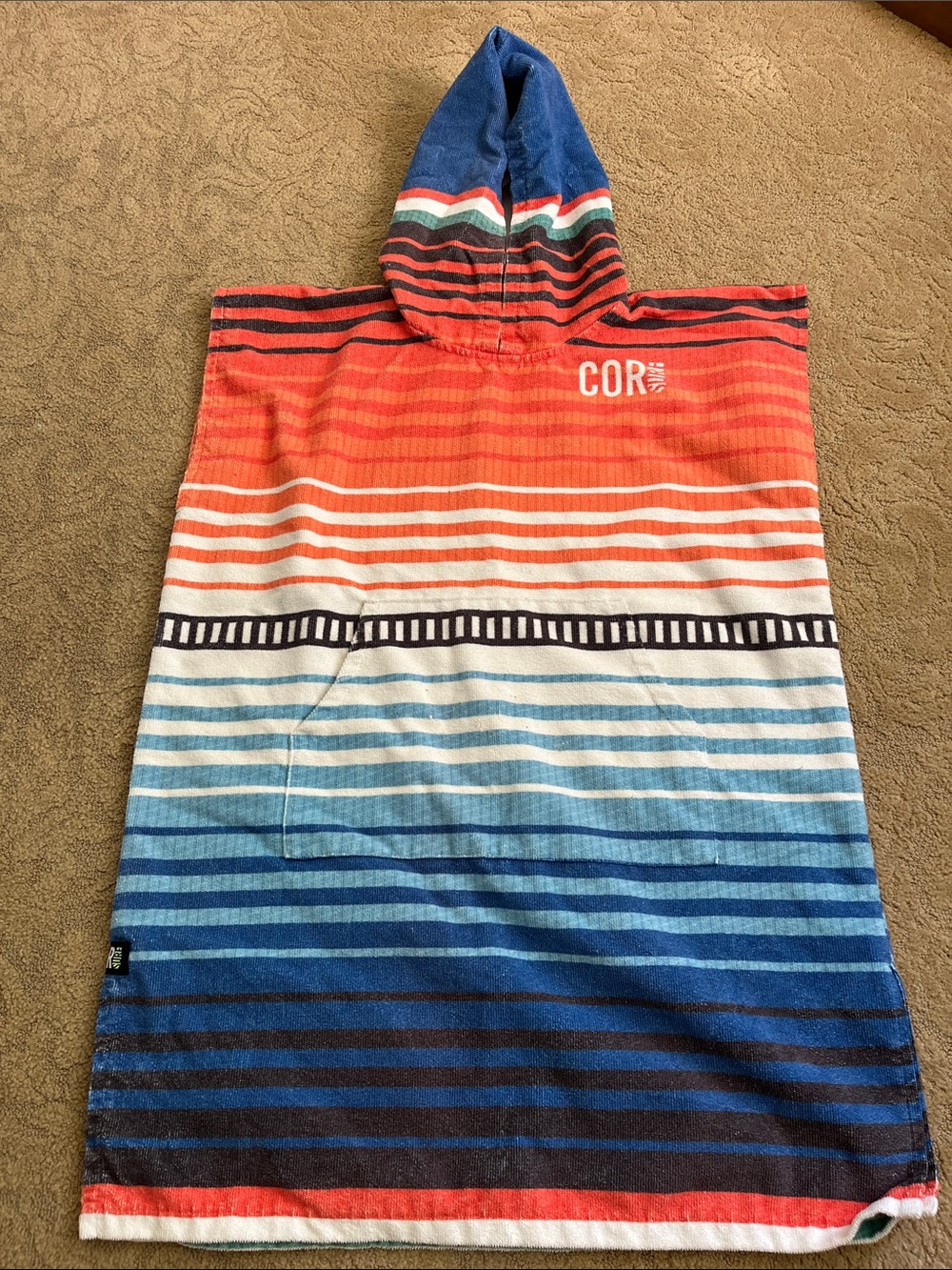 Kids Hooded Surf Changing Towel
